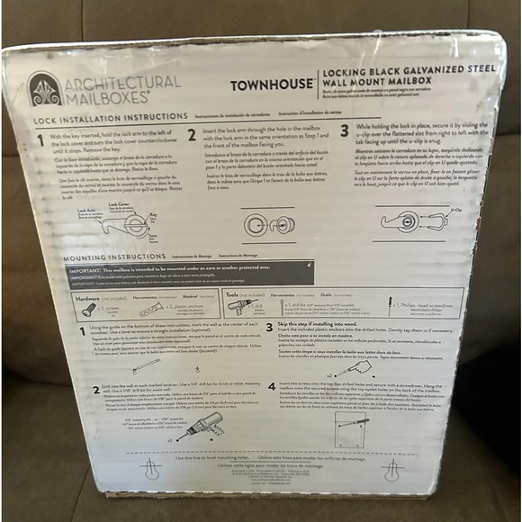 Vertical Small Galvanized Steel Wall Mount Mailbox📮4.1 x 8.6 x 10.1inches Black - Picture 9 of 9